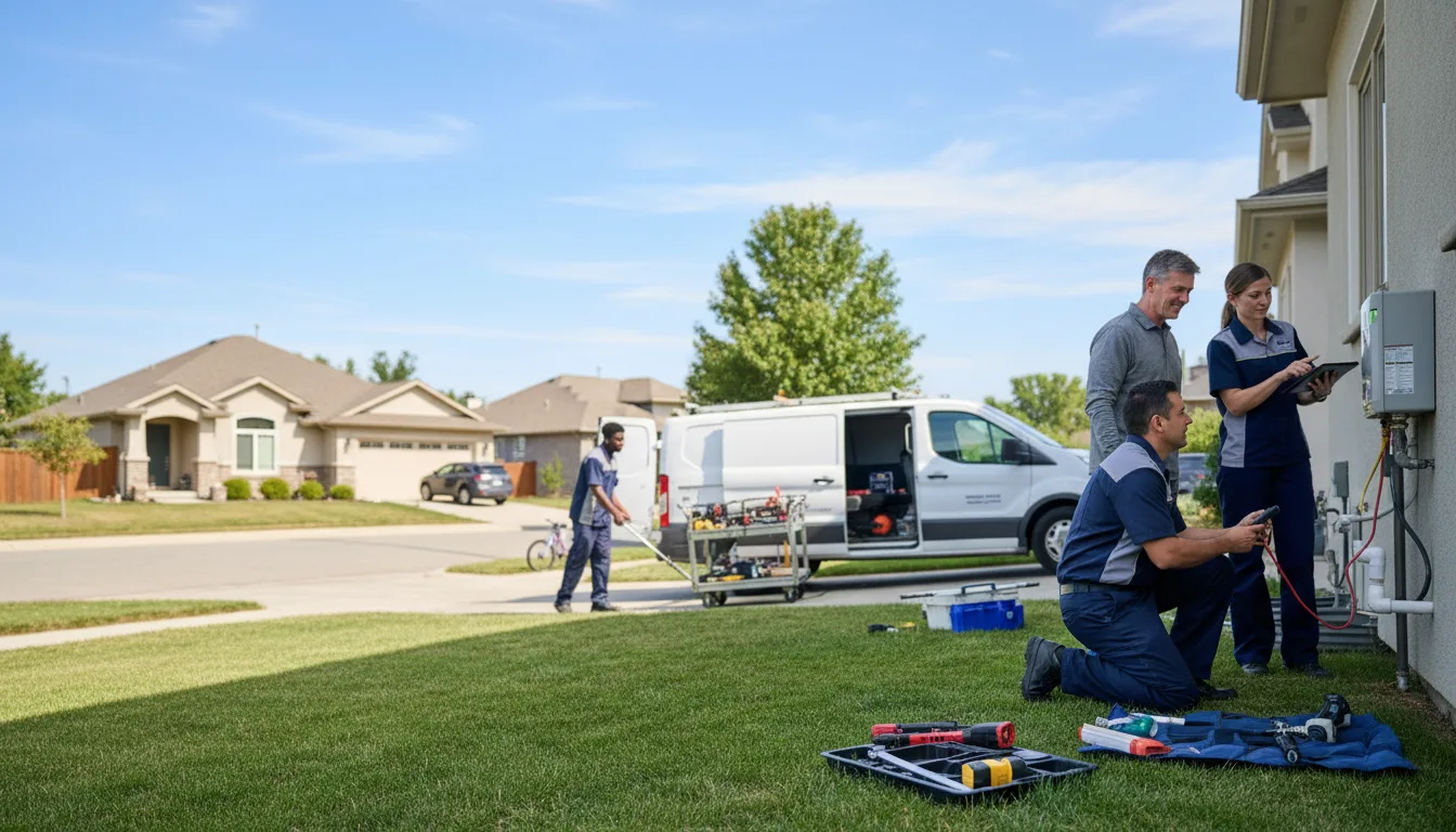 Tankless water heater service in Newton, KS